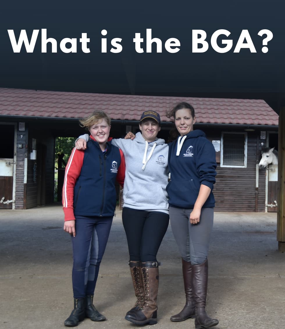 Three BGA members smiling