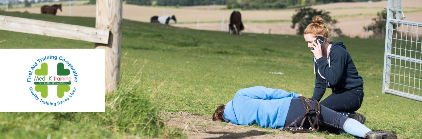British Grooms Association Member taking Medi-K First aid courseFirst 